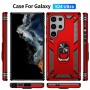 כיסוי עבור Samsung Galaxy S24 Ultra כיסוי צבעוני - בצבע אדום