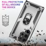 כיסוי עבור Samsung Galaxy S24 Ultra כיסוי צבעוני - בצבע כסף