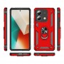 כיסוי עבור Xiaomi Redmi Note 13 4G כיסוי צבעוני - בצבע אדום