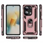 כיסוי עבור Xiaomi Redmi Note 13 Pro 4G כיסוי צבעוני - בצבע ורוד זהב