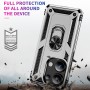 כיסוי עבור Xiaomi Redmi Note 13 Pro 4G כיסוי צבעוני - בצבע כסף