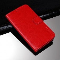 כיסוי עבור Samsung Galaxy M32 5G כיסוי ארנק / ספר - בצבע אדום