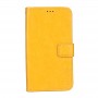 כיסוי עבור Samsung Galaxy M32 5G כיסוי ארנק / ספר - בצבע צהוב