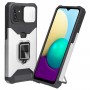 כיסוי עבור Samsung Galaxy A03 כיסוי צבעוני - בצבע כסף