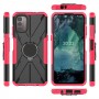 כיסוי עבור Nokia G21 כיסוי צבעוני - בצבע אדום ורד