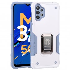כיסוי עבור Samsung Galaxy M32 5G כיסוי צבעוני - בצבע לבן