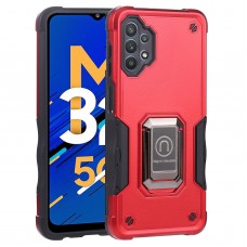 כיסוי עבור Samsung Galaxy M32 5G כיסוי צבעוני - בצבע אדום