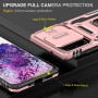 כיסוי עבור Samsung Galaxy S20+ 5G כיסוי צבעוני - בצבע ורוד זהב