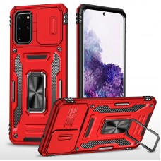 כיסוי עבור Samsung Galaxy S20+ כיסוי צבעוני - בצבע אדום