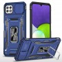 כיסוי עבור Samsung Galaxy A22 5G כיסוי צבעוני - בצבע כחול כהה