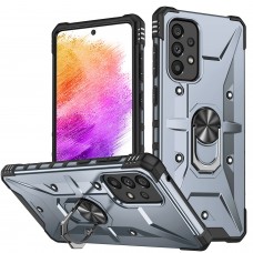 כיסוי עבור Samsung Galaxy A73 5G כיסוי צבעוני - בצבע אפור