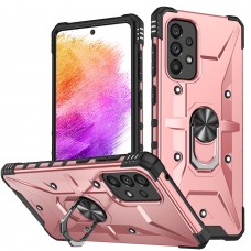 כיסוי עבור Samsung Galaxy A73 5G כיסוי צבעוני - בצבע ורוד זהב