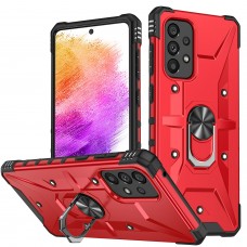 כיסוי עבור Samsung Galaxy A73 5G כיסוי צבעוני - בצבע אדום