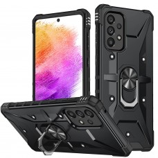 כיסוי עבור Samsung Galaxy A73 5G כיסוי צבעוני - בצבע שחור