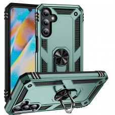 כיסוי עבור Samsung Galaxy A15 כיסוי צבעוני - בצבע ירוק כהה