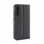 כיסוי עבור Huawei P20 Pro כיסוי ארנק / ספר - בצבע שחור