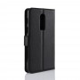 כיסוי עבור OnePlus 6 כיסוי ארנק / ספר - בצבע שחור