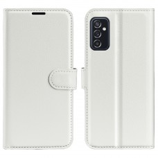 כיסוי עבור Samsung Galaxy M52 5G כיסוי ארנק / ספר - בצבע לבן