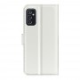 כיסוי עבור Samsung Galaxy M52 5G כיסוי ארנק / ספר - בצבע לבן