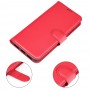 כיסוי עבור Samsung Galaxy M52 5G כיסוי ארנק / ספר - בצבע אדום
