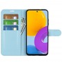 כיסוי עבור Samsung Galaxy M52 5G כיסוי ארנק / ספר - בצבע כחול
