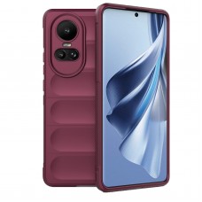 כיסוי עבור Oppo Reno10 כיסוי צבעוני - בצבע יין אדום