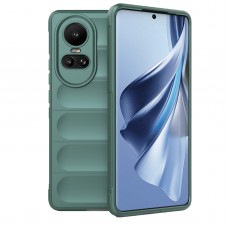 כיסוי עבור Oppo Reno10 כיסוי צבעוני - בצבע ירוק כהה