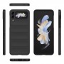 כיסוי עבור Samsung Galaxy Z Flip3 5G כיסוי צבעוני - בצבע שחור
