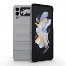 כיסוי עבור Samsung Galaxy Z Flip3 5G כיסוי צבעוני - בצבע אפור