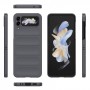 כיסוי עבור Samsung Galaxy Z Flip3 5G כיסוי צבעוני - בצבע אפור כהה