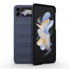 כיסוי עבור Samsung Galaxy Z Flip3 5G כיסוי צבעוני - בצבע כחול כהה