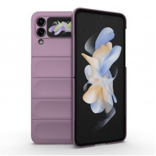 כיסוי עבור Samsung Galaxy Z Flip3 5G כיסוי צבעוני - בצבע סגול