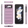 כיסוי עבור Samsung Galaxy Z Flip3 5G כיסוי צבעוני - בצבע סגול