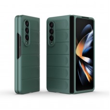 כיסוי עבור Samsung Galaxy Z Fold4 כיסוי צבעוני - בצבע ירוק כהה