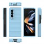 כיסוי עבור Samsung Galaxy Z Fold4 כיסוי צבעוני - בצבע כחול בהיר