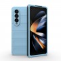 כיסוי עבור Samsung Galaxy Z Fold4 כיסוי צבעוני - בצבע כחול בהיר