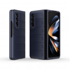 כיסוי עבור Samsung Galaxy Z Fold4 כיסוי צבעוני - בצבע כחול כהה
