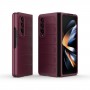 כיסוי עבור Samsung Galaxy Z Fold4 כיסוי צבעוני - בצבע יין אדום