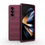 כיסוי עבור Samsung Galaxy Z Fold4 כיסוי צבעוני - בצבע יין אדום