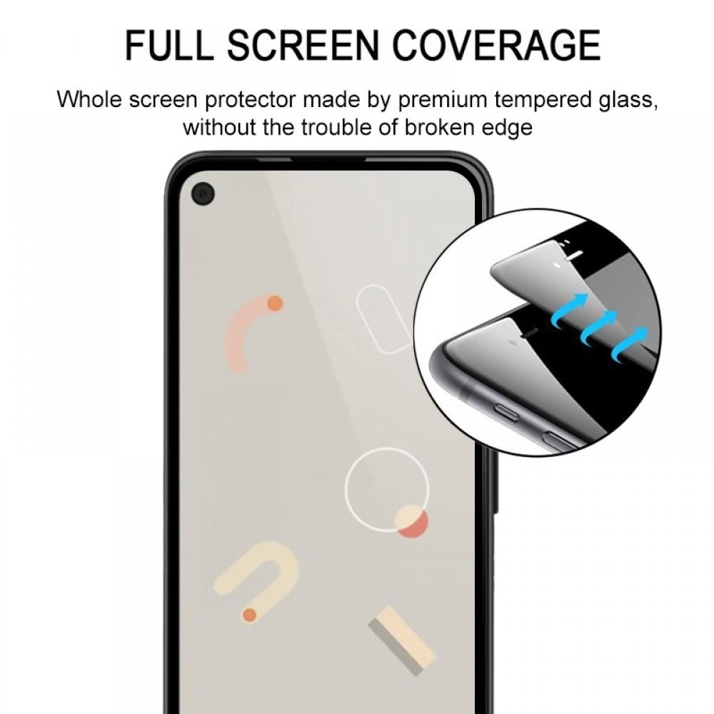 מגן מסך עבור Google Pixel 4a עשוי מזכוכית מחוסמת