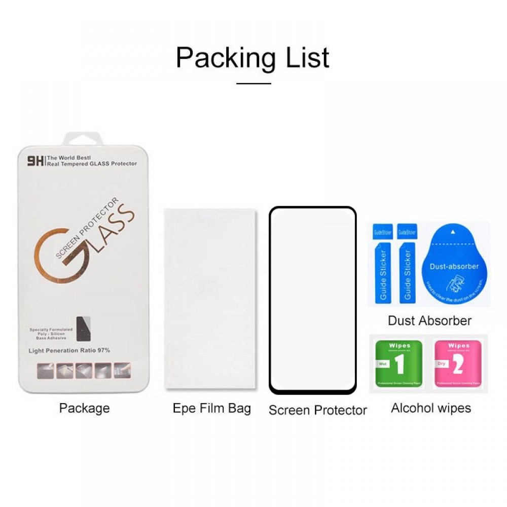 מגן מסך עבור Google Pixel 4a עשוי מזכוכית מחוסמת