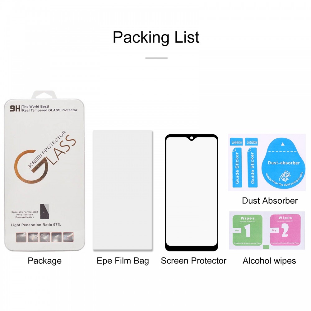 מגן מסך עבור LG K50S עשוי מזכוכית מחוסמת