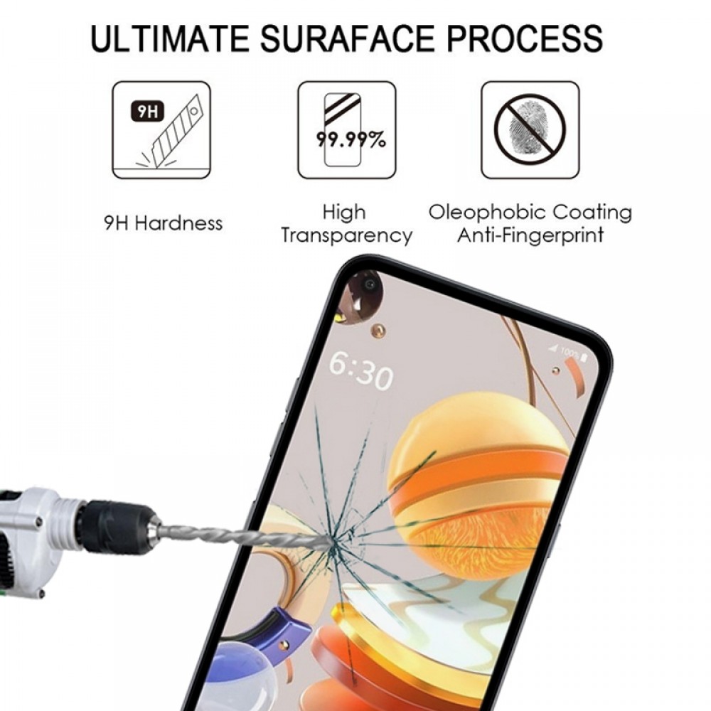 מגן מסך עבור LG Q61 עשוי מזכוכית מחוסמת
