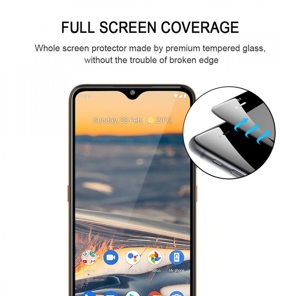 מגן מסך עבור Nokia 5.3 עשוי מזכוכית מחוסמת