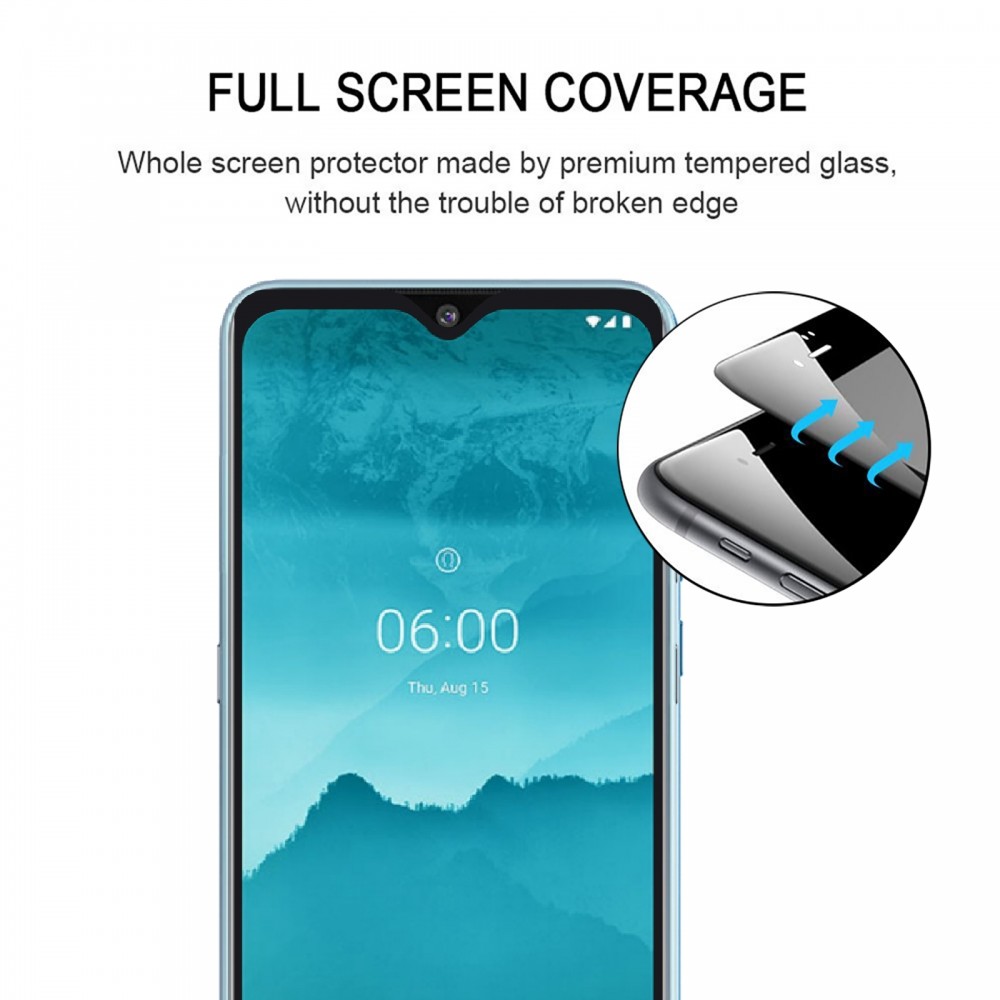 מגן מסך עבור Nokia 6.2 עשוי מזכוכית מחוסמת