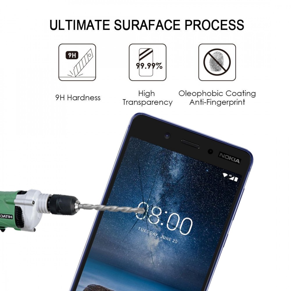 מגן מסך עבור Nokia 7.1 עשוי מזכוכית מחוסמת