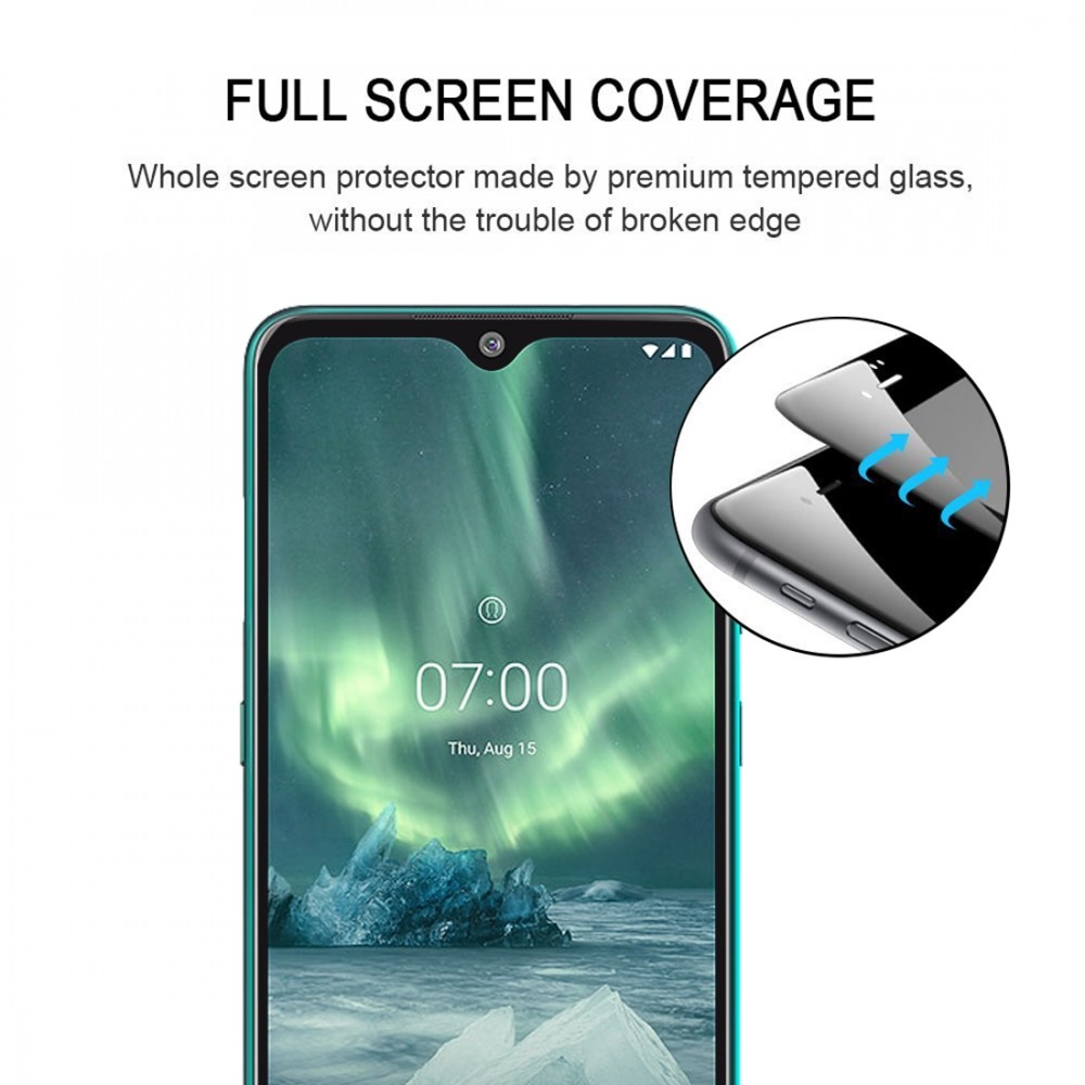 מגן מסך עבור Nokia 7.2 עשוי מזכוכית מחוסמת