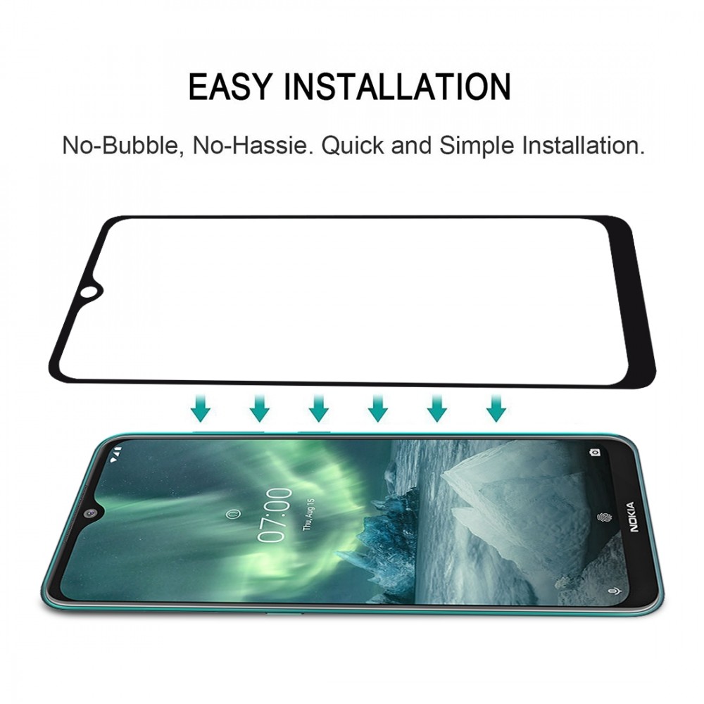 מגן מסך עבור Nokia 7.2 עשוי מזכוכית מחוסמת