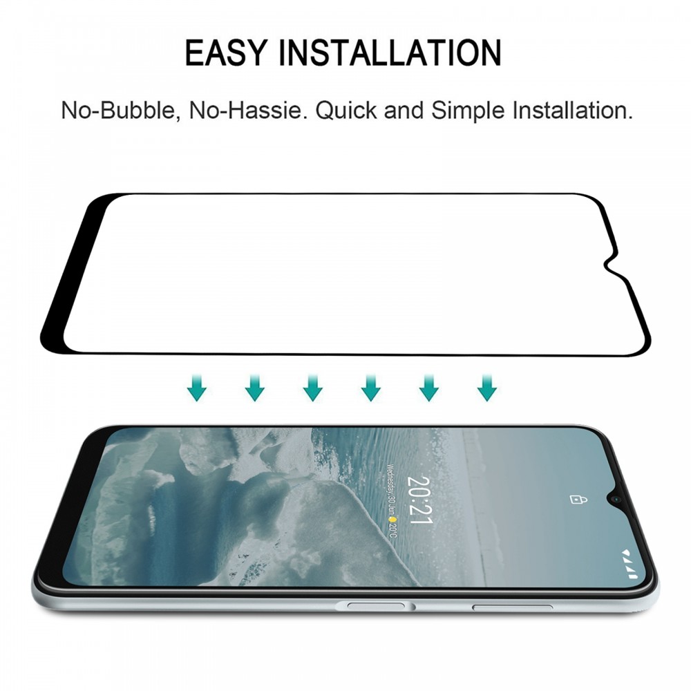 מגן מסך עבור Nokia G20 עשוי מזכוכית מחוסמת