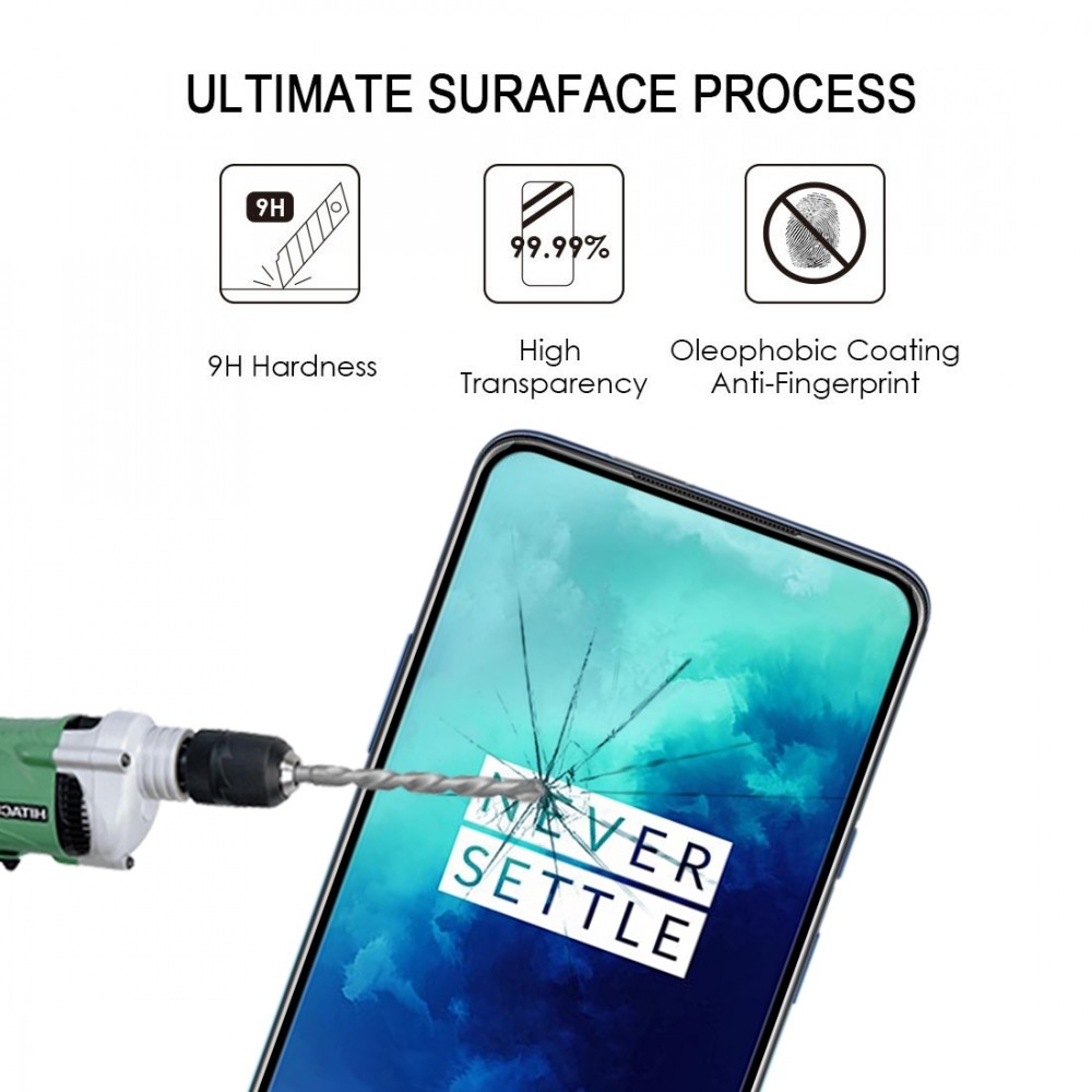 מגן מסך עבור OnePlus 7T Pro עשוי מזכוכית מחוסמת